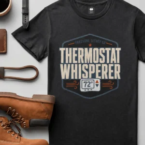 Thermostat Whisperer T‑Shirt — Funny HVAC Technician Tee (72 Design) - Image 7