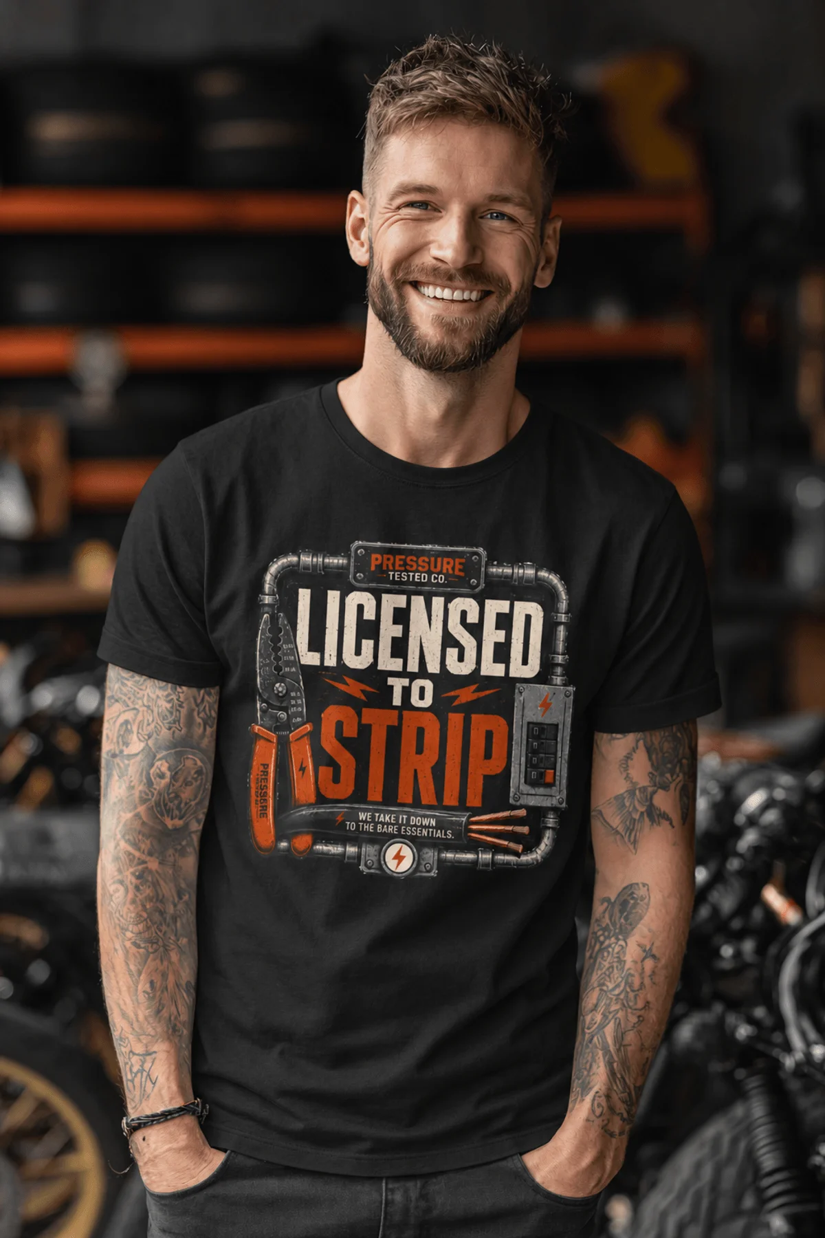 black-model-31 Licensed To Strip