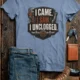 blue-jean-flatlay-3 I Came. I Saw. I Unclogged. Plumber T-Shirt