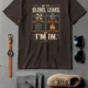 HVAC Technician T‑Shirt — "If It Blows, Leaks, Freezes or Burns I'm In" Retro Tradesmen Tee — brown — Flat-lay HVAC Technician T‑Shirt — "If It Blows, Leaks, Freezes or Burns I'm In" Retro Tradesmen Tee — brown t-shirt, flat-lay product photo | Pressure Tested Co