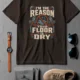 Plumber T‑Shirt – "I'm the Reason Your Floor Is Dry" Vintage Plumbing Tee — brown — Flat-lay Plumber T‑Shirt – "I'm the Reason Your Floor Is Dry" Vintage Plumbing Tee — brown t-shirt, flat-lay product photo | Pressure Tested Co