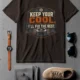 Funny HVAC Tee Shirt "Keep Your Cool. I'll Fix The Rest." T-Shirt – Vintage GraphicTee — brown — Flat-lay Funny HVAC Tee Shirt "Keep Your Cool. I'll Fix The Rest." T-Shirt – Vintage GraphicTee — brown t-shirt, flat-lay product photo | Pressure Tested Co