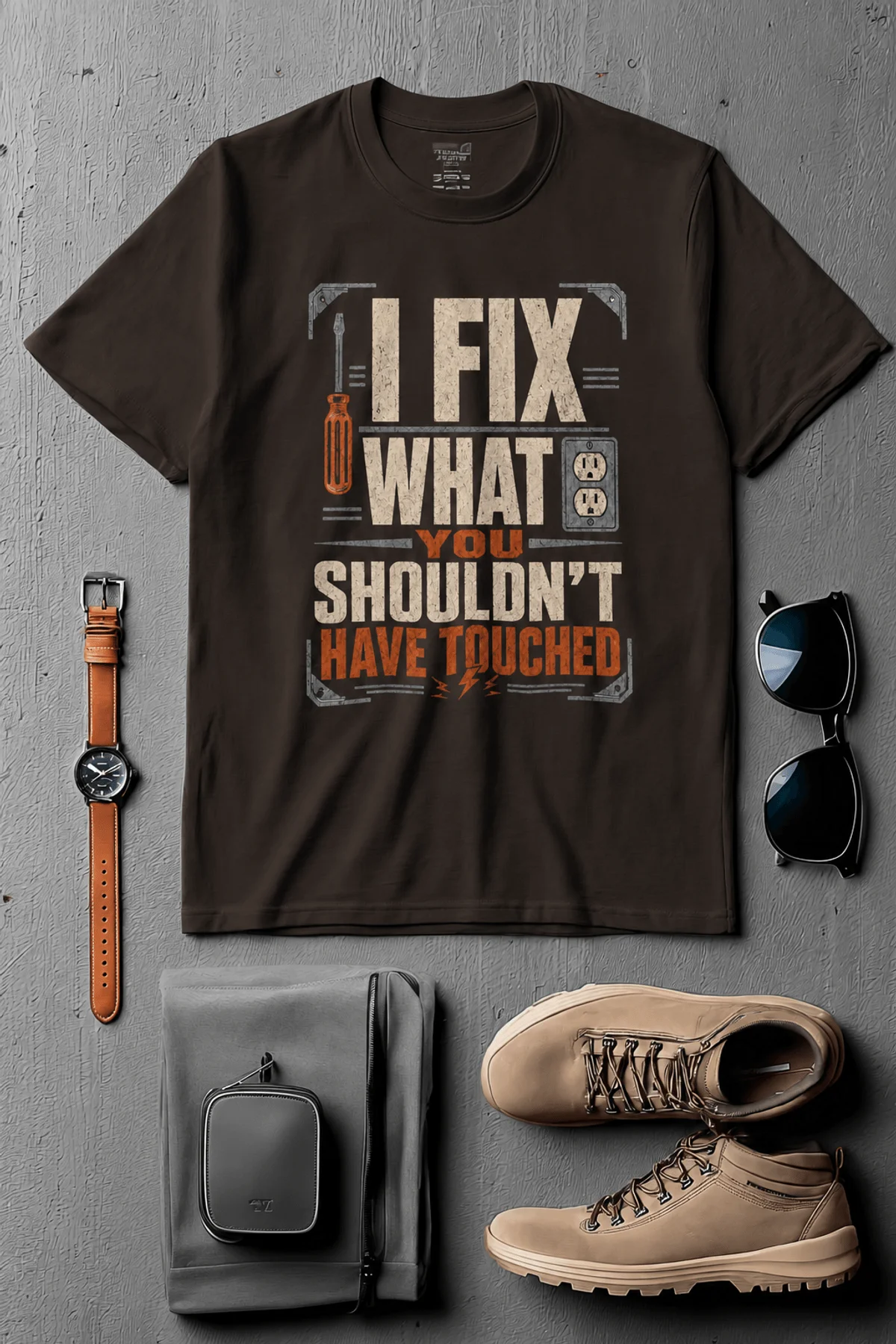 brown-flatlay-7 I Fix Things You Shouldn't Have Touched
