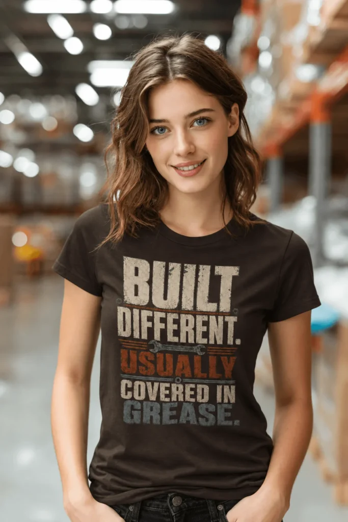 Built Different. Usually Covered In Grease.