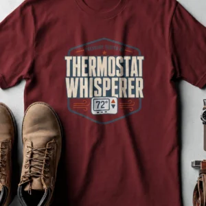 Thermostat Whisperer T‑Shirt — Funny HVAC Technician Tee (72 Design) - Image 13
