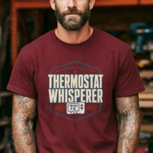 Thermostat Whisperer T‑Shirt — Funny HVAC Technician Tee (72 Design) - Image 12