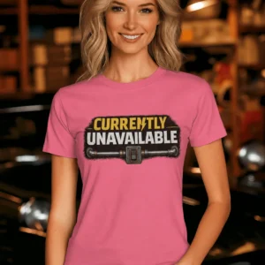 Electrician T-Shirt — "Currently Unavailable" Funny Vintage Tradesman Tee - Image 12