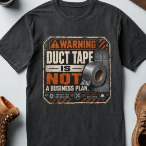 Warning. Duct Tape Is Not A Business Plan.