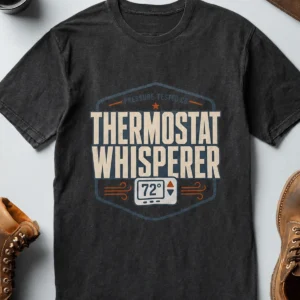 Thermostat Whisperer T‑Shirt — Funny HVAC Technician Tee (72 Design) - Image 15