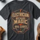 dark-grey-heather-flatlay-5 Electrician. Because Magic Has Code.
