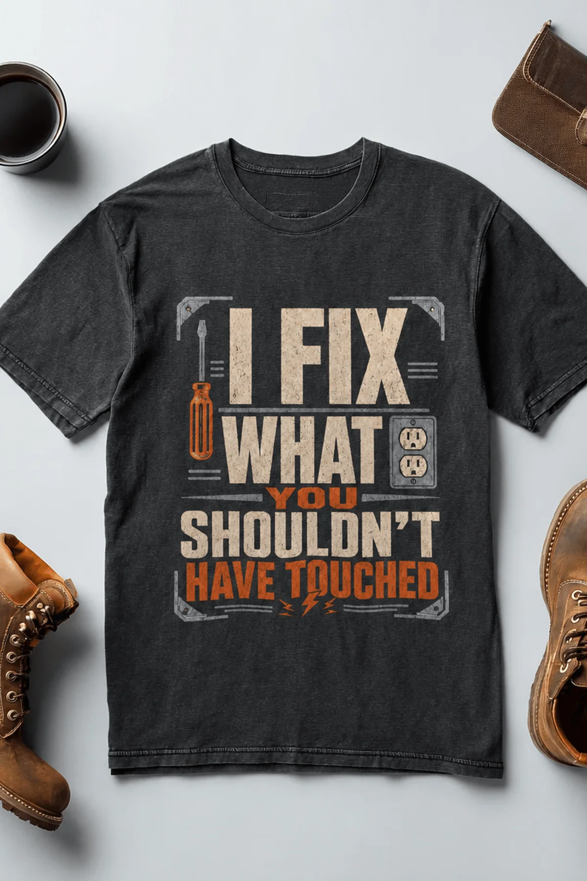 dark-grey-heather-flatlay-8 I Fix Things You Shouldn't Have Touched