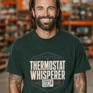 Thermostat Whisperer T‑Shirt — Funny HVAC Technician Tee (72 Design) - Image 16