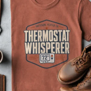 Thermostat Whisperer T‑Shirt — Funny HVAC Technician Tee (72 Design) - Image 19