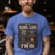 HVAC Technician T‑Shirt — "If It Blows, Leaks, Freezes or Burns I'm In" Retro Tradesmen Tee — heather-columbia-blue — Model HVAC Technician T‑Shirt — "If It Blows, Leaks, Freezes or Burns I'm In" Retro Tradesmen Tee — heather-columbia-blue t-shirt, model photo | Pressure Tested Co
