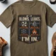 HVAC Technician T‑Shirt — "If It Blows, Leaks, Freezes or Burns I'm In" Retro Tradesmen Tee — heather-olive — Flat-lay HVAC Technician T‑Shirt — "If It Blows, Leaks, Freezes or Burns I'm In" Retro Tradesmen Tee — heather-olive t-shirt, flat-lay product photo | Pressure Tested Co