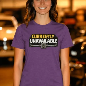 Electrician T-Shirt — "Currently Unavailable" Funny Vintage Tradesman Tee - Image 20