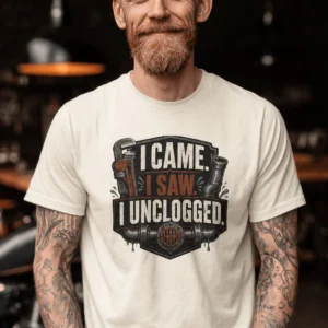 I Came. I Saw. I Unclogged. Plumber T-Shirt