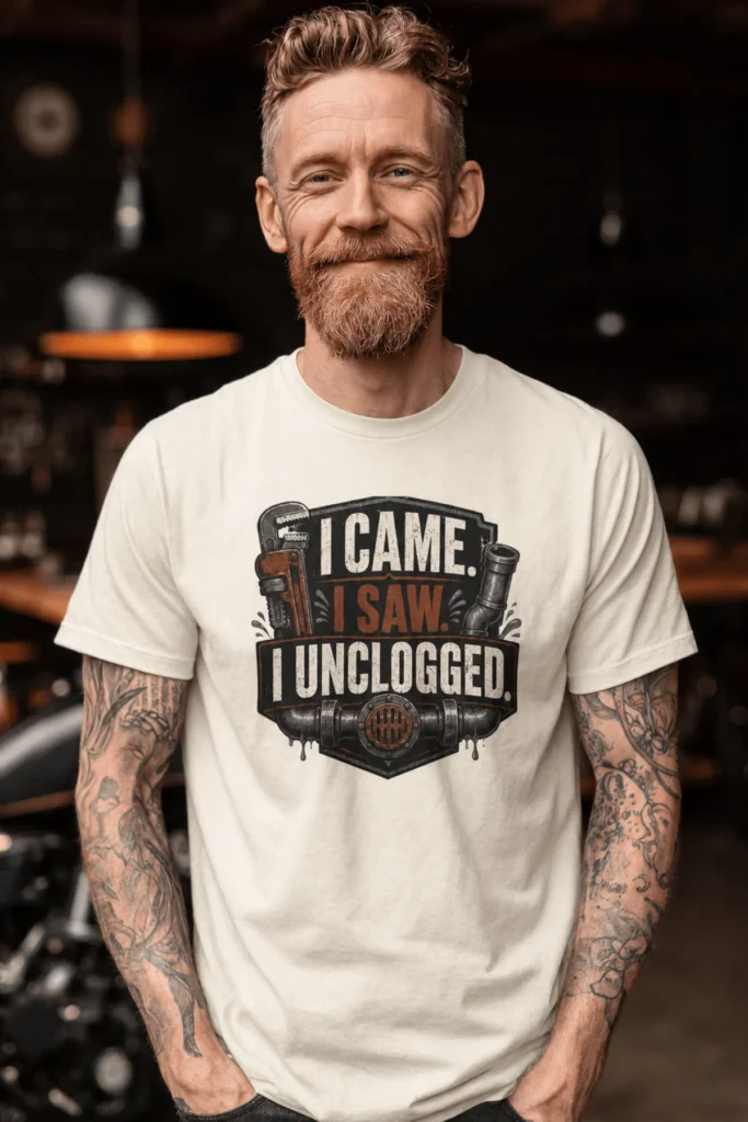 I Came. I Saw. I Unclogged. Plumber T-Shirt