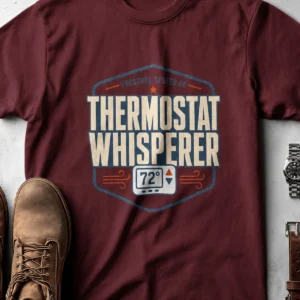 Thermostat Whisperer T‑Shirt — Funny HVAC Technician Tee (72 Design) - Image 27
