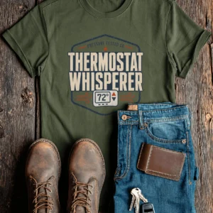Thermostat Whisperer T‑Shirt — Funny HVAC Technician Tee (72 Design) - Image 29