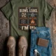 HVAC Technician T‑Shirt — "If It Blows, Leaks, Freezes or Burns I'm In" Retro Tradesmen Tee — military-green — Flat-lay HVAC Technician T‑Shirt — "If It Blows, Leaks, Freezes or Burns I'm In" Retro Tradesmen Tee — military-green t-shirt, flat-lay product photo | Pressure Tested Co