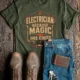 military-green-flatlay-3 Electrician. Because Magic Has Code.