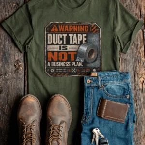Warning. Duct Tape Is Not A Business Plan.