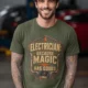 military-green-model-3 Electrician. Because Magic Has Code.