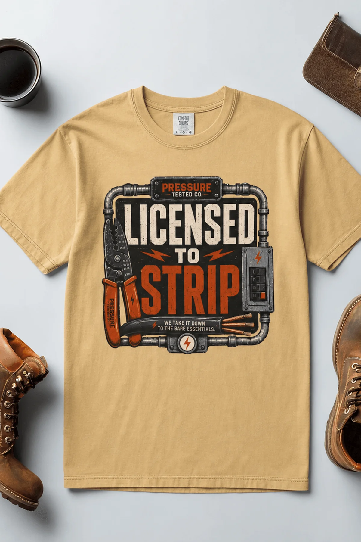 mustard-flatlay-4 Licensed To Strip