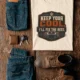 Funny HVAC Tee Shirt "Keep Your Cool. I'll Fix The Rest." T-Shirt – Vintage GraphicTee — natural — Flat-lay Funny HVAC Tee Shirt "Keep Your Cool. I'll Fix The Rest." T-Shirt – Vintage GraphicTee — natural t-shirt, flat-lay product photo | Pressure Tested Co