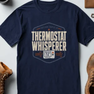 Thermostat Whisperer T‑Shirt — Funny HVAC Technician Tee (72 Design) - Image 30