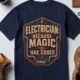 navy-flatlay-7 Electrician. Because Magic Has Code.