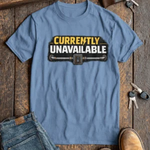 Electrician T-Shirt — "Currently Unavailable" Funny Vintage Tradesman Tee - Image 29
