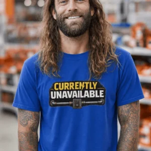 Electrician T-Shirt — "Currently Unavailable" Funny Vintage Tradesman Tee - Image 30