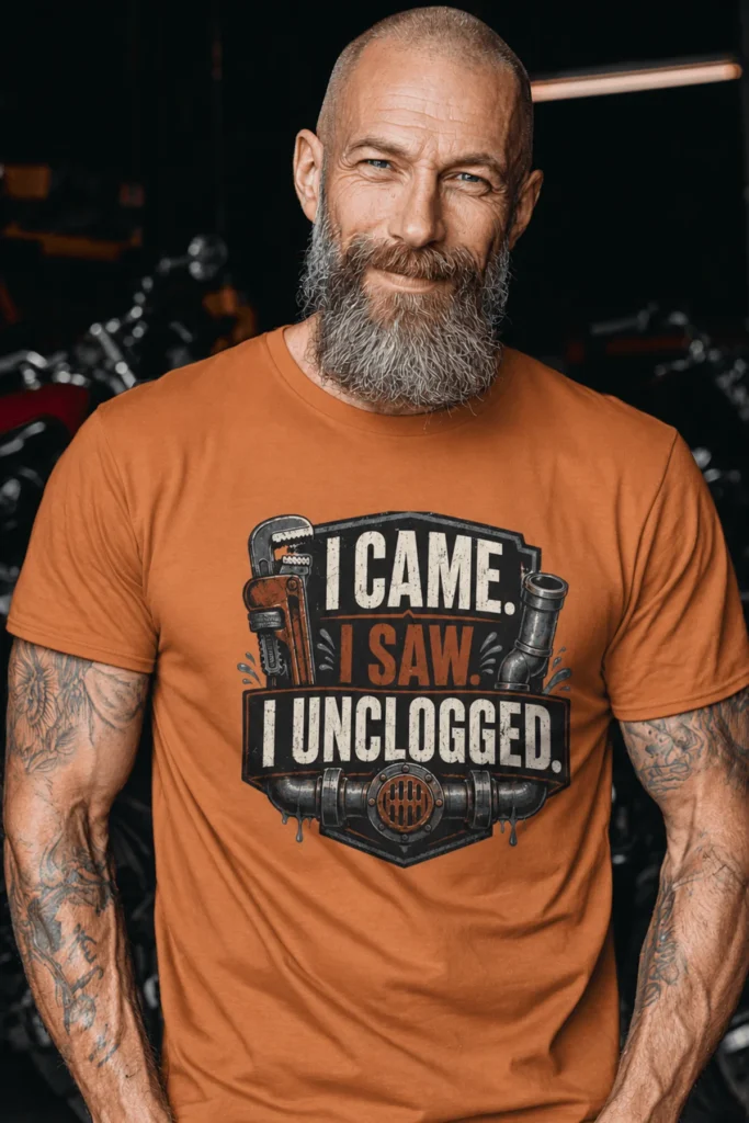 I Came. I Saw. I Unclogged. Plumber T-Shirt