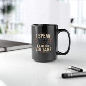 I Speak Fluent Voltage Mug – Electrician Coffee Cup (11oz/15oz) - Image 15