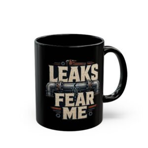 Leaks Fear Me Mug – Funny Plumber Coffee Cup for Pipefitters & HVAC Technicians - Image 6