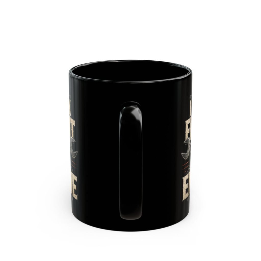 I Speak Fluent Engine Black Mug — Mechanic Coffee Cup (11oz/15oz)