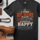HVAC Technician T-Shirt — "I Turn Hot Rooms Into Happy Rooms" Vintage HVAC Shirt — black — Flat-lay HVAC Technician T-Shirt — "I Turn Hot Rooms Into Happy Rooms" Vintage HVAC Shirt — black t-shirt, flat-lay product photo | Pressure Tested Co
