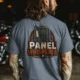 Funny Electrician Tee - "Panel Whisperer" Electrical Worker T-Shirt — blue-jean t-shirt, model photo | Pressure Tested Co