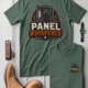 Funny Electrician Tee - "Panel Whisperer" Electrical Worker T-Shirt — blue-spruce t-shirt, flat-lay product photo | Pressure Tested Co