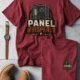 Funny Electrician Tee - "Panel Whisperer" Electrical Worker T-Shirt — chili t-shirt, flat-lay product photo | Pressure Tested Co