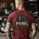 Funny Electrician Tee - "Panel Whisperer" Electrical Worker T-Shirt — chili t-shirt, model photo | Pressure Tested Co