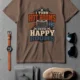 HVAC Technician T-Shirt — "I Turn Hot Rooms Into Happy Rooms" Vintage HVAC Shirt — espresso — Flat-lay HVAC Technician T-Shirt — "I Turn Hot Rooms Into Happy Rooms" Vintage HVAC Shirt — espresso t-shirt, flat-lay product photo | Pressure Tested Co
