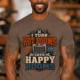 HVAC Technician T-Shirt — "I Turn Hot Rooms Into Happy Rooms" Vintage HVAC Shirt — espresso — Model HVAC Technician T-Shirt — "I Turn Hot Rooms Into Happy Rooms" Vintage HVAC Shirt — espresso t-shirt, model photo | Pressure Tested Co