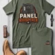 Funny Electrician Tee - "Panel Whisperer" Electrical Worker T-Shirt — moss t-shirt, flat-lay product photo | Pressure Tested Co