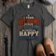 HVAC Technician T-Shirt — "I Turn Hot Rooms Into Happy Rooms" Vintage HVAC Shirt — pepper — Flat-lay HVAC Technician T-Shirt — "I Turn Hot Rooms Into Happy Rooms" Vintage HVAC Shirt — pepper t-shirt, flat-lay product photo | Pressure Tested Co