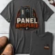 Funny Electrician Tee - "Panel Whisperer" Electrical Worker T-Shirt — pepper t-shirt, flat-lay product photo | Pressure Tested Co