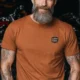 Funny HVAC Tee - "Licensed To Chill" HVAC Technician T-Shirt — yam t-shirt, model photo | Pressure Tested Co