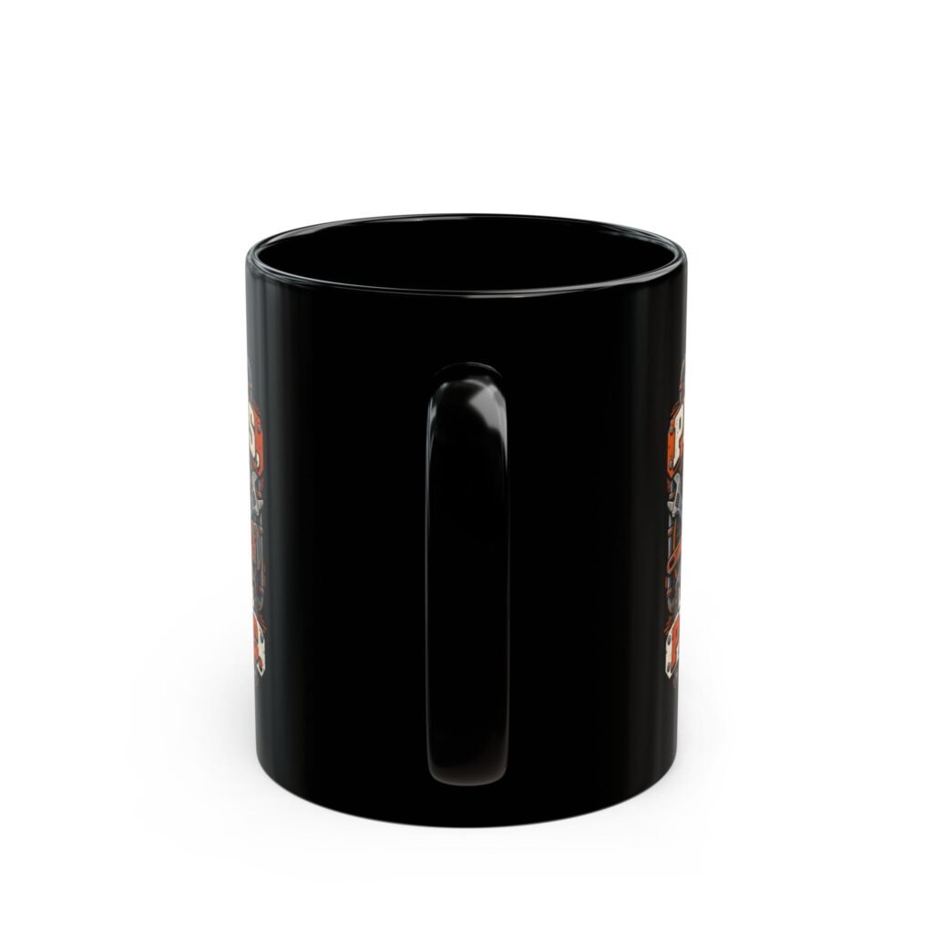 Plumber Skull Mug — "Fluent in Pipes, Leaks and Panic" Black Coffee Cup (11oz/15oz)